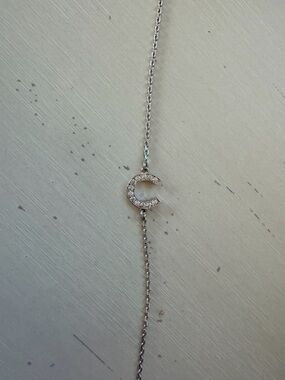 kate spade silver horseshoe bracelet with crystal pave